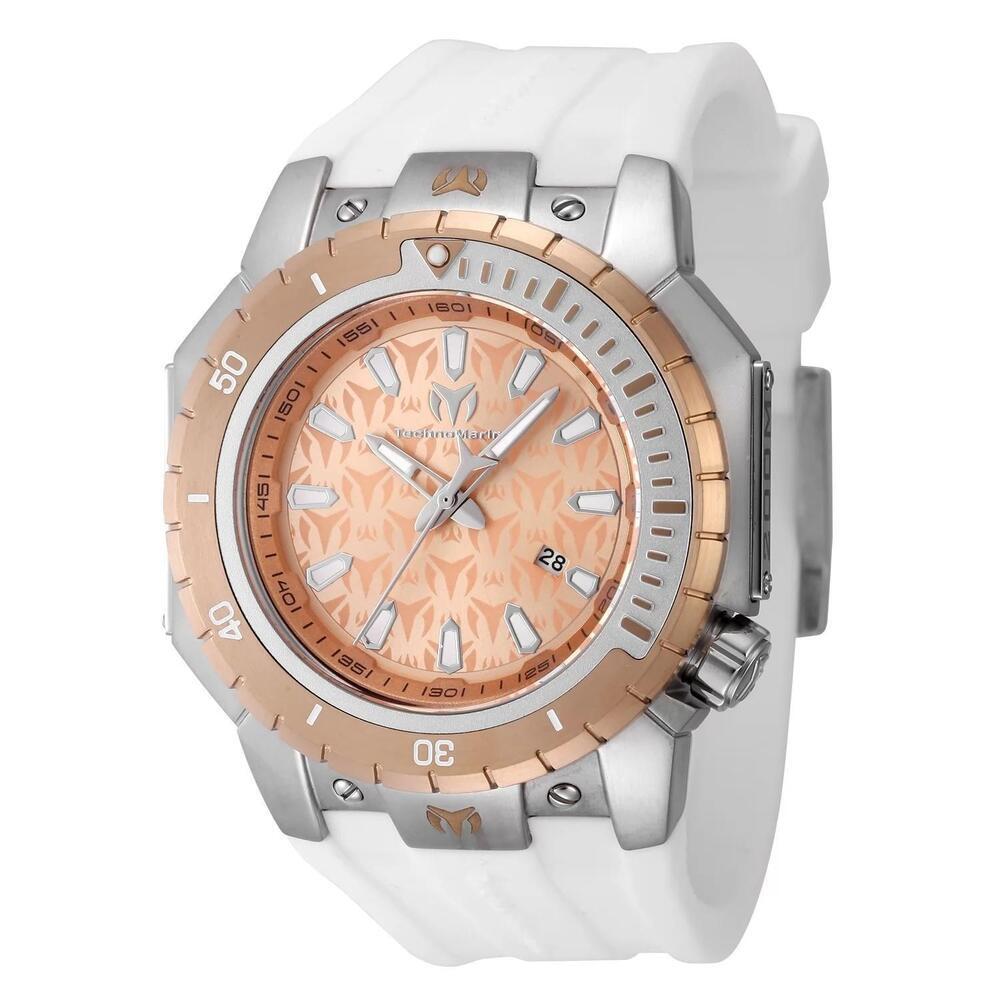 NWT TechnoMarine TM-224005 Manta | 3-Hand | Rose Gold | Men's Watch